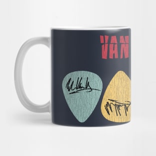 Van Halen Distressed Pick Signature Mug